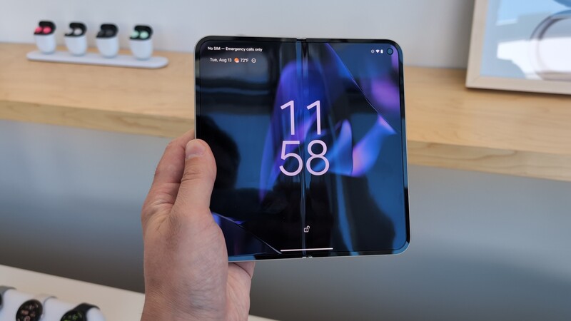 Pixel 9 Pro Fold Open In Hand