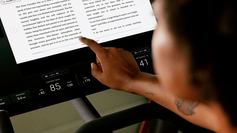 About Amazon Inline Peloton X Kindle