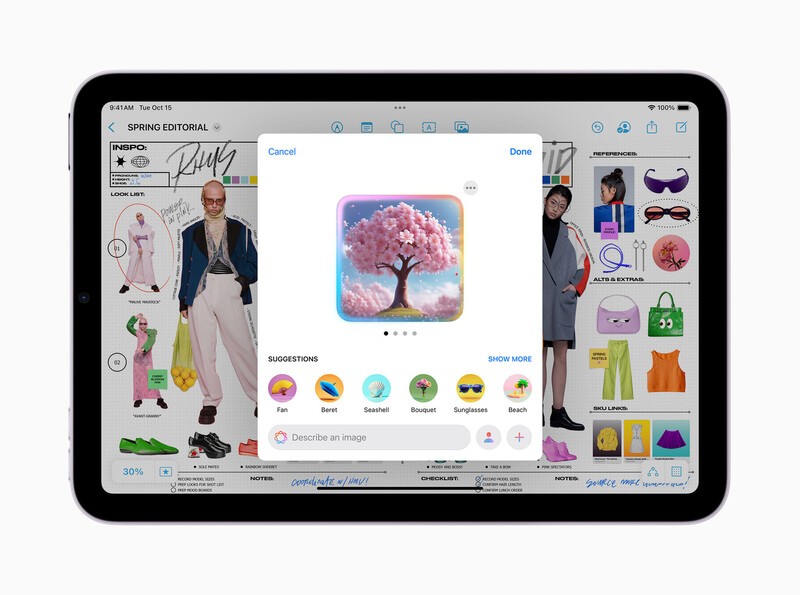 Apple Ipad Mini Apple Intelligence Image Playground