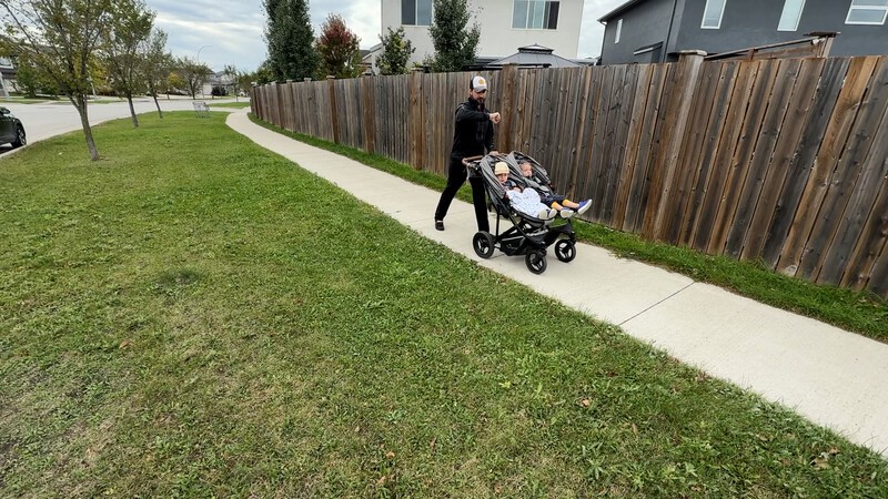 Mid Walk With Stroller