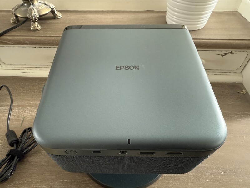 Epson Projector EF22 on desk