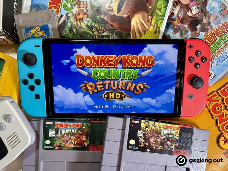 Donkey Kong Switch Hero Geeking Out Large