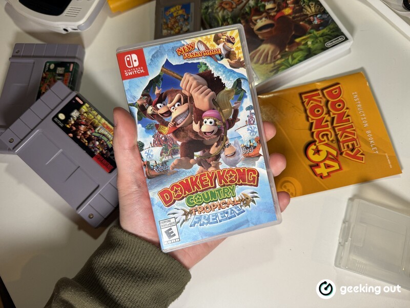 Donkey Kong Country Tropical Freeze Switch Box In Hand